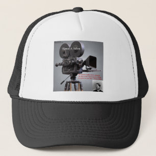 Thomas Edison Zitat "One More Time" Truckerkappe