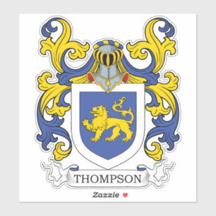 Thomas Familienwappen Aufkleber