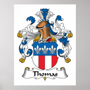 Thomas Familienwappen Poster