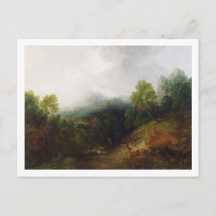 Thomas Gainsborough   Ein Bergtal mit Rusti Postkarte