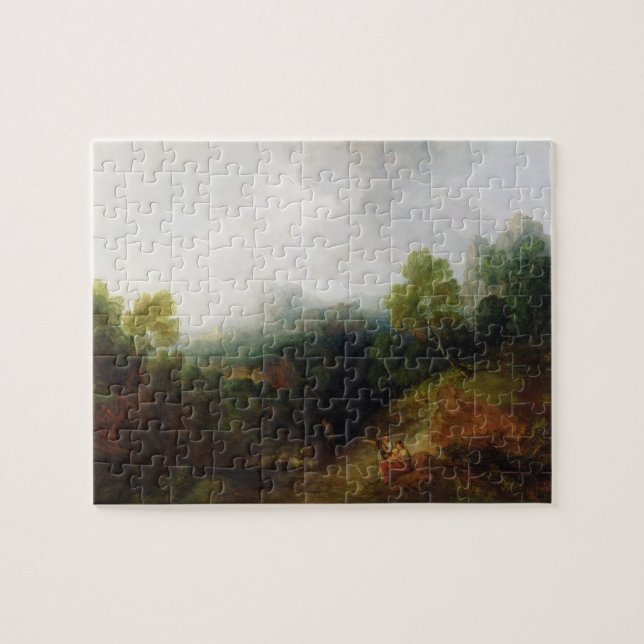Thomas Gainsborough | ein Gebirgstal mit Rusti (Horizontal)