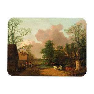 Thomas Gainsborough   eine Landschaft mit Zahlen, Magnet
