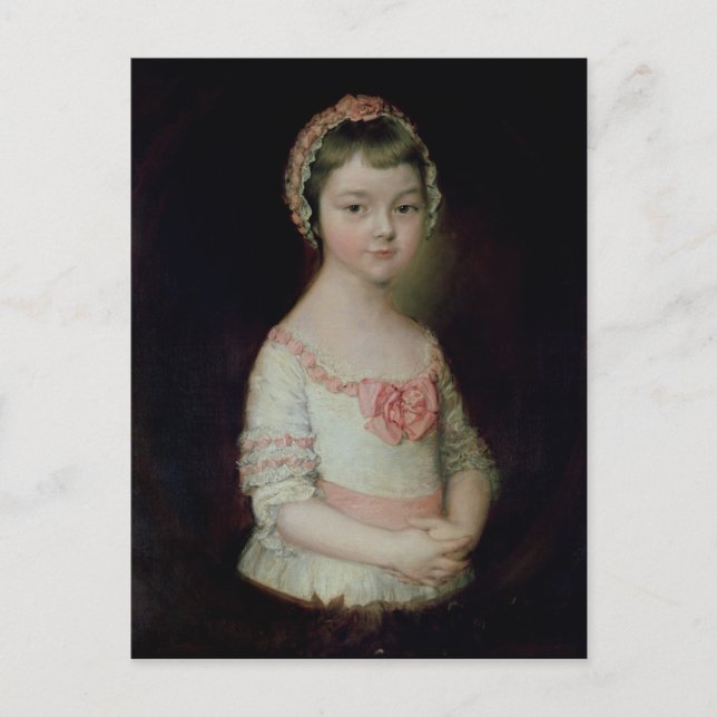Thomas Gainsborough |Georgiana Spencer Postkarte (Vorderseite)