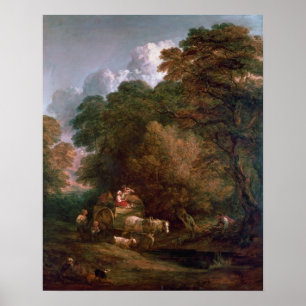Thomas Gainsborough  Marktkartei von 1786 Poster