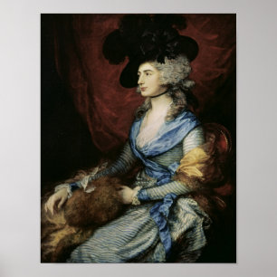 Thomas Gainsborough  Mrs Sarah Siddons, die actres Poster
