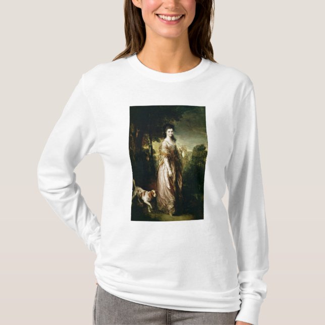 Thomas Gainsborough |Portrait von Frau T-Shirt (Vorderseite)