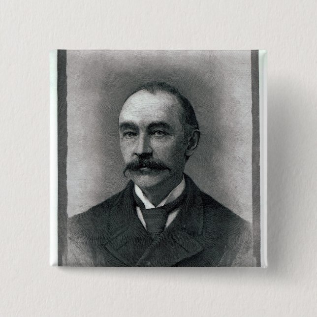 Thomas Hardy, 1892 Button (Vorderseite)