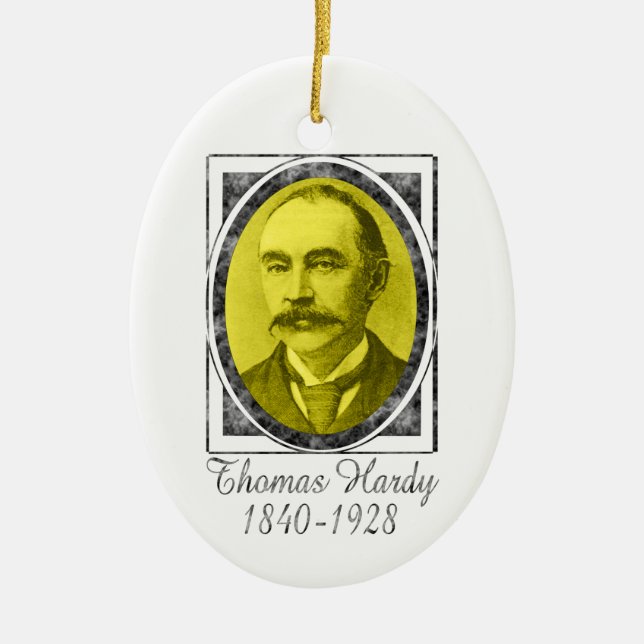 Thomas Hardy-Verzierung Keramik Ornament (Vorne)