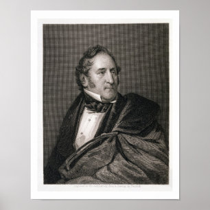 Thomas Hart Benton, gestochen von William G. Armst Poster