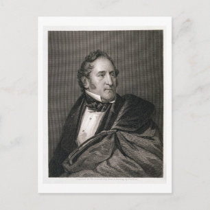 Thomas Hart Benton, graviert von William G. Armstr Postkarte