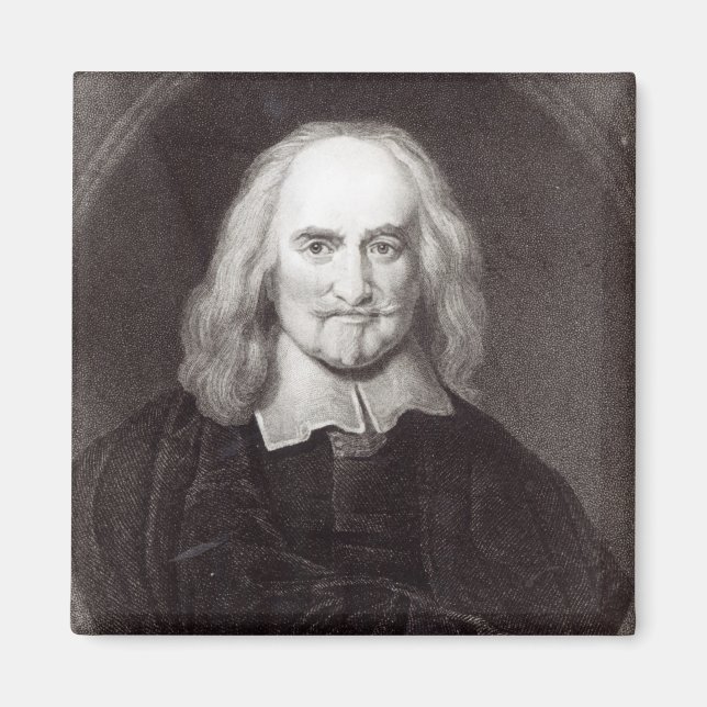 Thomas Hobbes von der 'Galerie der Portraits' Magnet (Vorne)