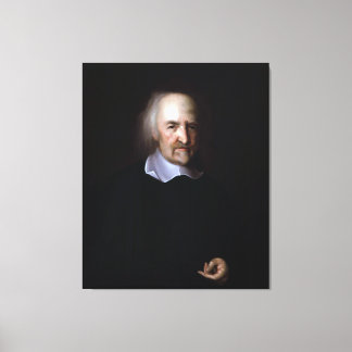 Thomas Hobbes von John Michael Wright Leinwanddruck