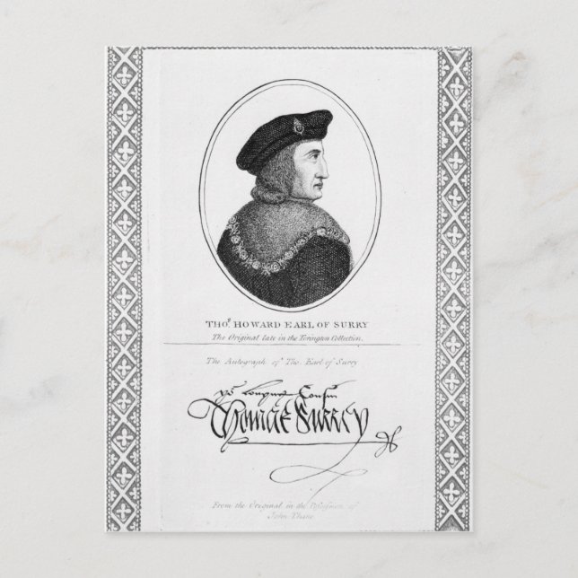Thomas Howard Postkarte (Vorderseite)