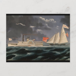 Thomas Hunt und die USA 1852 Postkarte