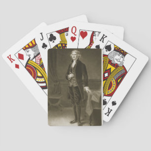 Thomas Jefferson, 3. Präsident der Vereinigten Sta Spielkarten