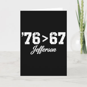 Thomas Jefferson 76 67 Selbstverständlich Geschich Karte