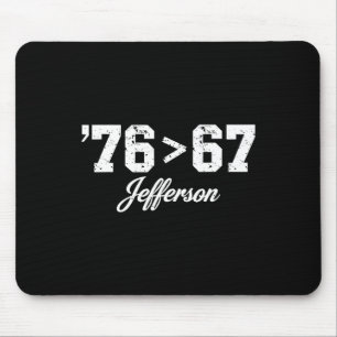 Thomas Jefferson 76 67 Selbstverständlich Geschich Mousepad