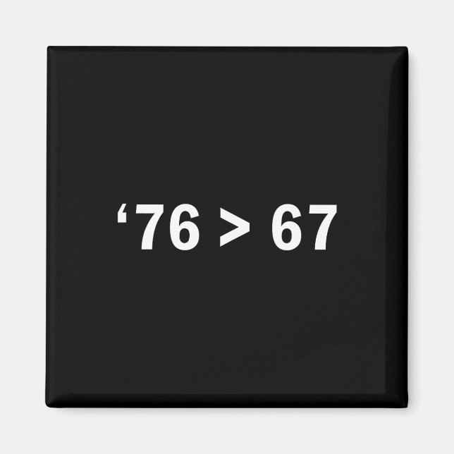 Thomas Jefferson 76 67 Selbstverständlich Minimale Magnet (Vorne)