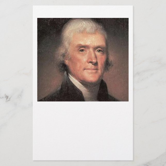 Thomas Jefferson Briefpapier (Vorderseite)