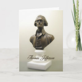 Thomas Jefferson Declaration of Independence Card Karte