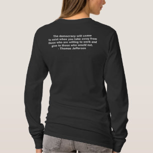 Thomas Jefferson - die Demokratie hört zum exi au T-Shirt