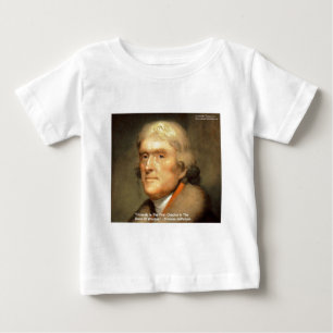 Thomas Jefferson "Ehrlichkeit" Weisheitszitate Ges Baby T-shirt