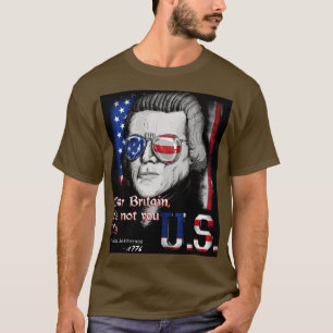 Thomas Jefferson Founding Pater USA Flag 4. Juli T-Shirt