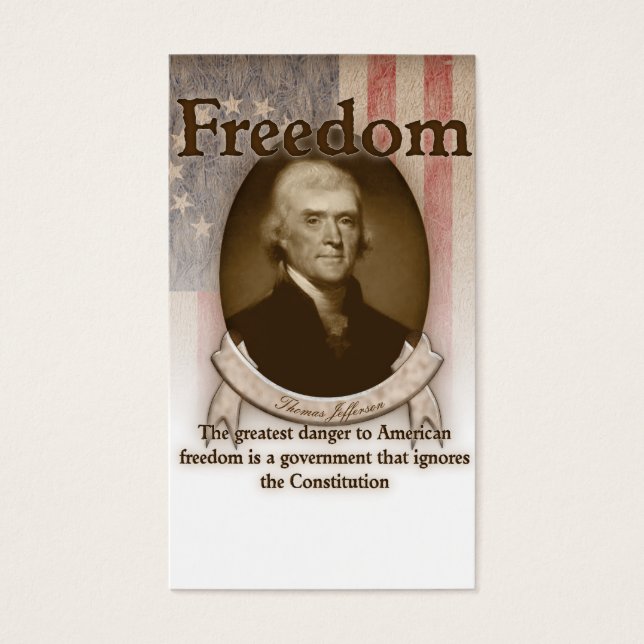 Thomas Jefferson - Freiheit (Vorderseite)