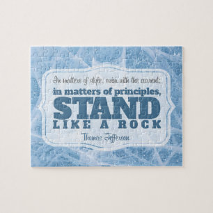 Thomas Jefferson Inspirational Zitat "Grundsatz"