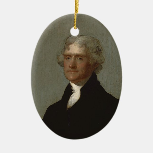 Thomas Jefferson Keramikornament (Vorne)
