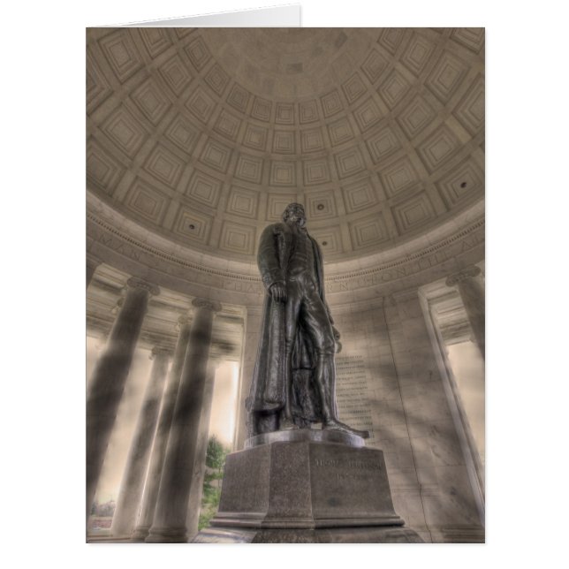 Thomas Jefferson Memorial Bronze Statue (Vorderseite)