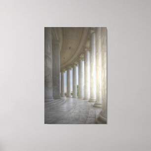 Thomas Jefferson Memorial Circular Colonnade Leinwanddruck