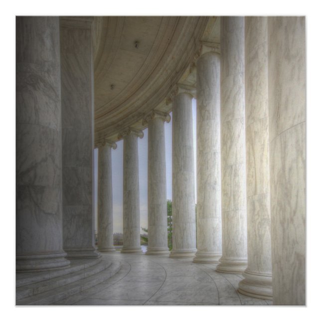 Thomas Jefferson Memorial Circular Colonnade Poster (Vorderseite)