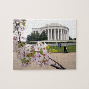 Thomas-Jefferson-Memorial mit Kirschblüten