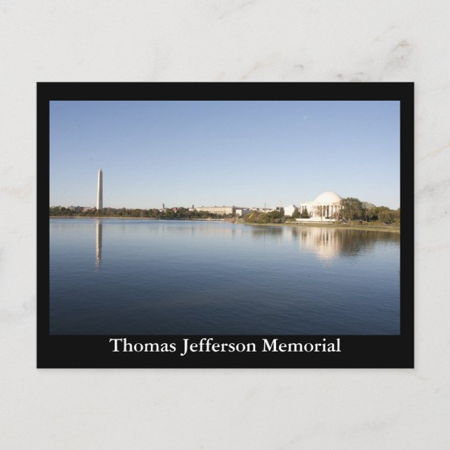 Thomas Jefferson Memorial Postkarte (Vorderseite)