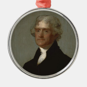 Thomas Jefferson Ornament Aus Metall