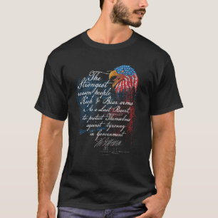 Thomas Jefferson Patriotic Quot behalte and Bären  T-Shirt