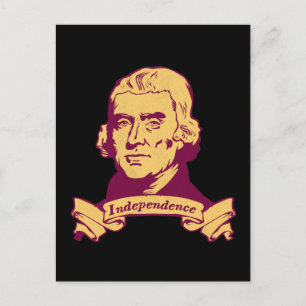 Thomas Jefferson Postkarte