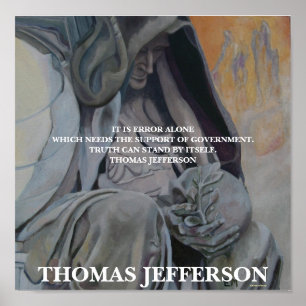 Thomas Jefferson - Wahrheit Poster