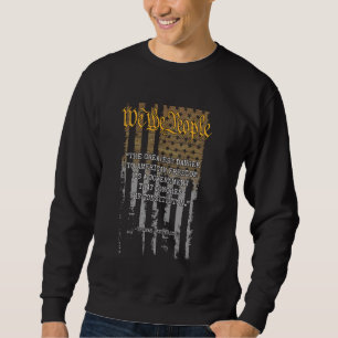 Thomas Jefferson We The People Liberty 4. Juli Qu Sweatshirt