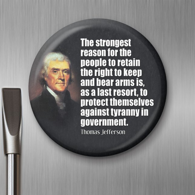 Thomas Jefferson Zitat Magnet (Magnet)