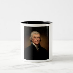 Thomas Jefferson Zweifarbige Tasse