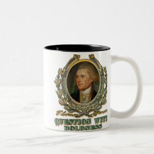 Thomas Jefferson Zweifarbige Tasse