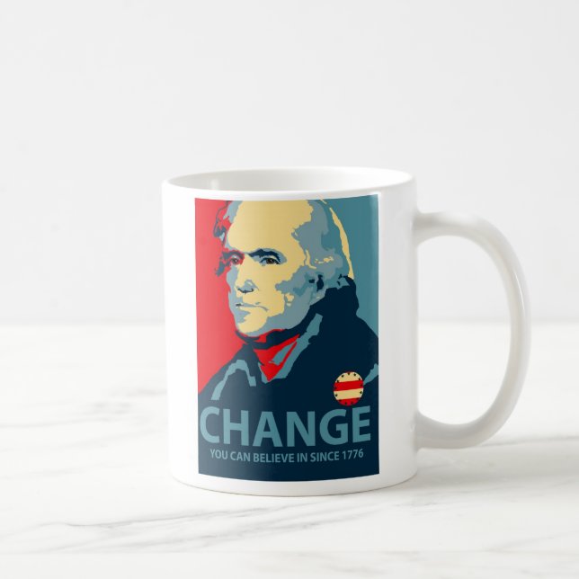 Thomas- Jeffersonänderung Kaffeetasse (Rechts)