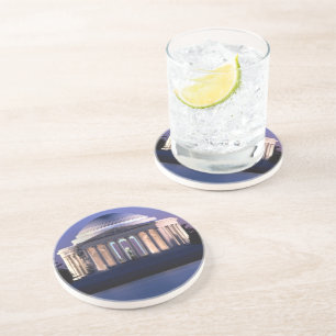 Thomas- Jeffersondenkmal an der Dämmerung Sandstein Untersetzer