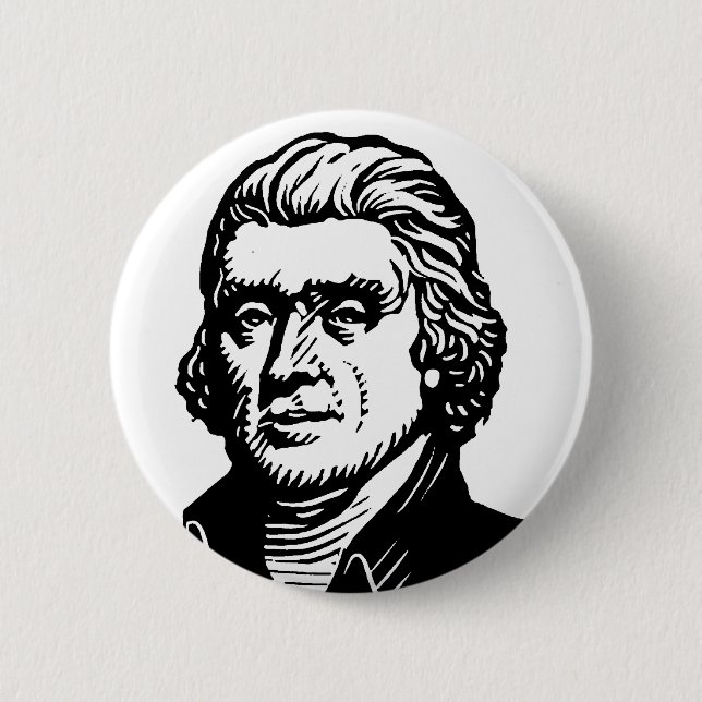 Thomas- Jeffersonknopf Button (Vorderseite)