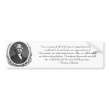 Thomas- Jeffersonzitat-Autoaufkleber