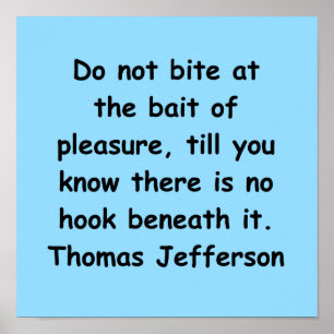 Thomas- Jeffersonzitat Poster