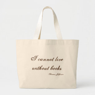 Thomas- Jeffersonzitat-Tasche Jumbo Stoffbeutel