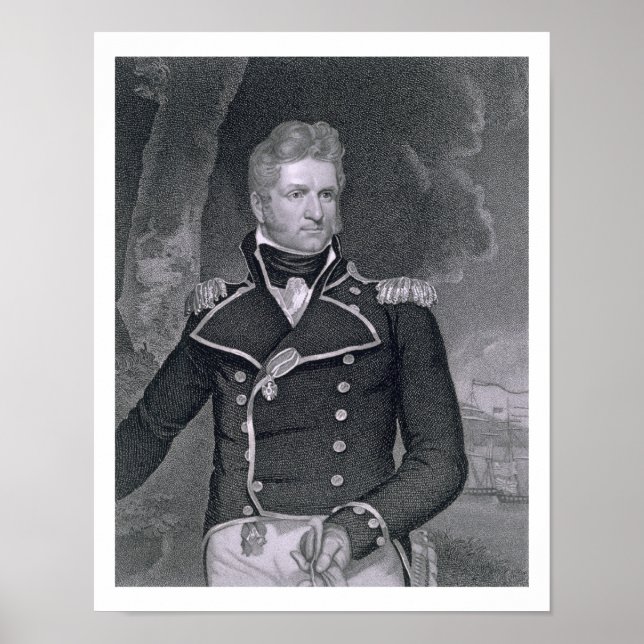 Thomas Macdonough (1783-1825) engraved by John B. Poster (Vorne)